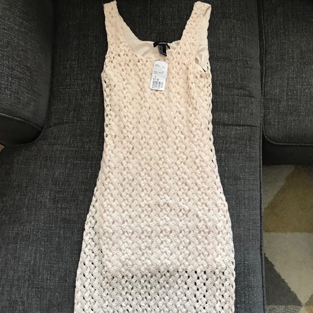 Crocheted maxi dress